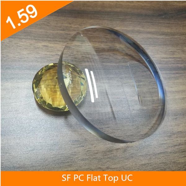Lab  Semi-Finished  1.59 Polycarbonate  Bifocal UC/HC/ HMC optical eye lens